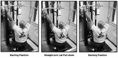 Straight Arm Lat Pull Down