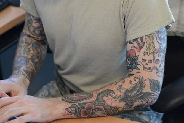 Army Tattoo Regulation