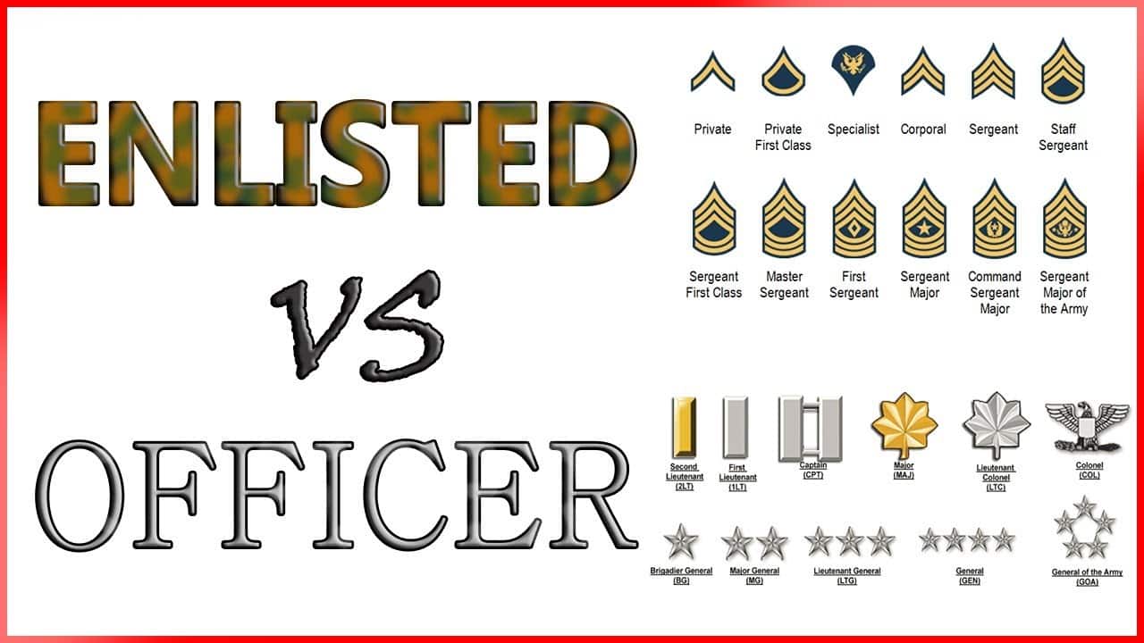 Army Enlisted vs Officer What are the Differences? 2024