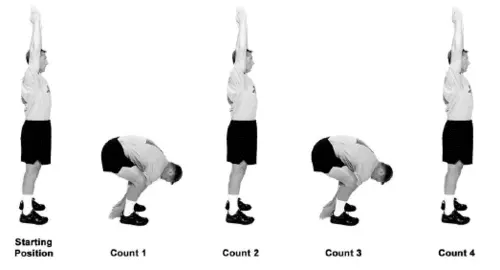 Bend and Reach Exercise