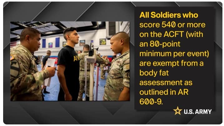 ACFT 540 Score
