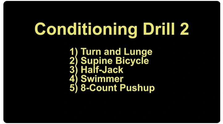 Conditioning Drill 2 Exercises