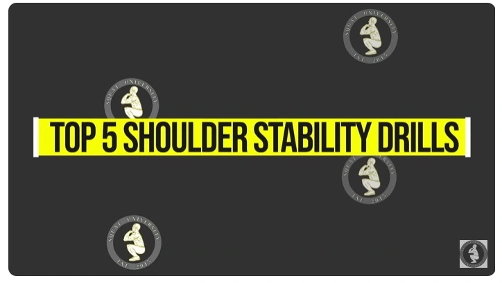 Shoulder Stability Drill Exercises