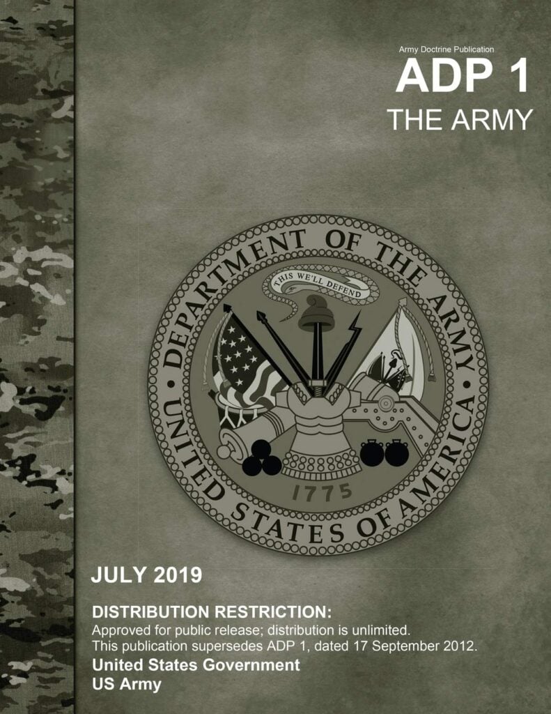 ADP 1: The Army