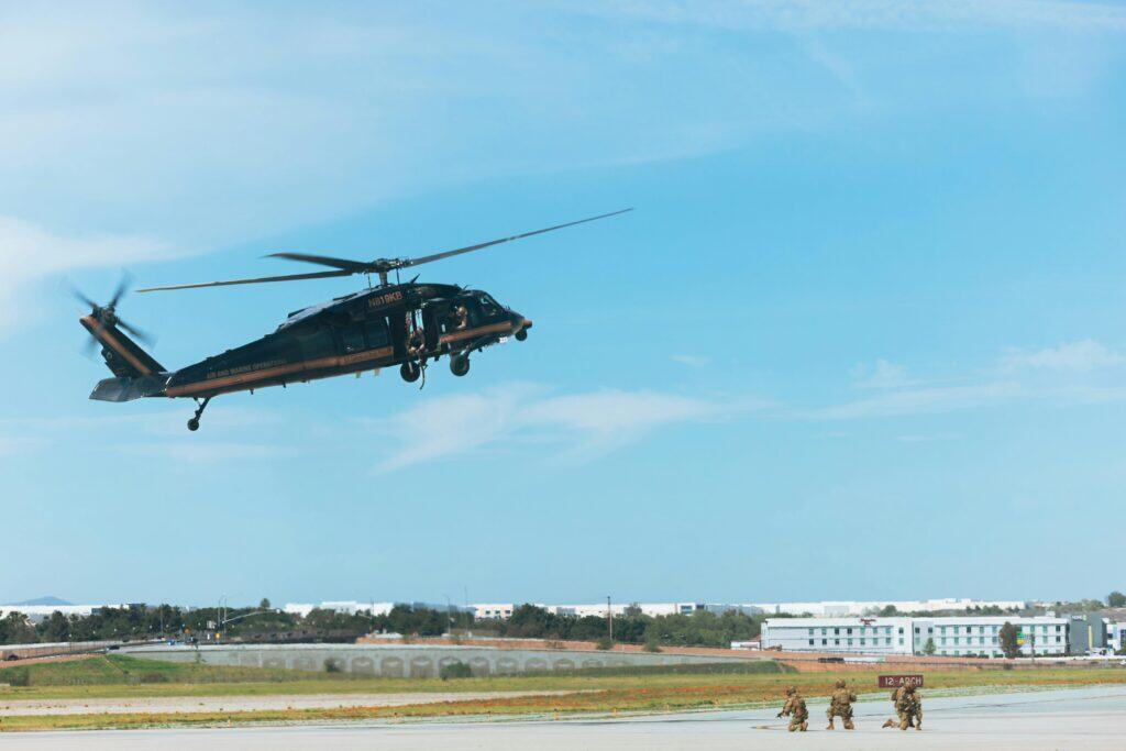military helicopter